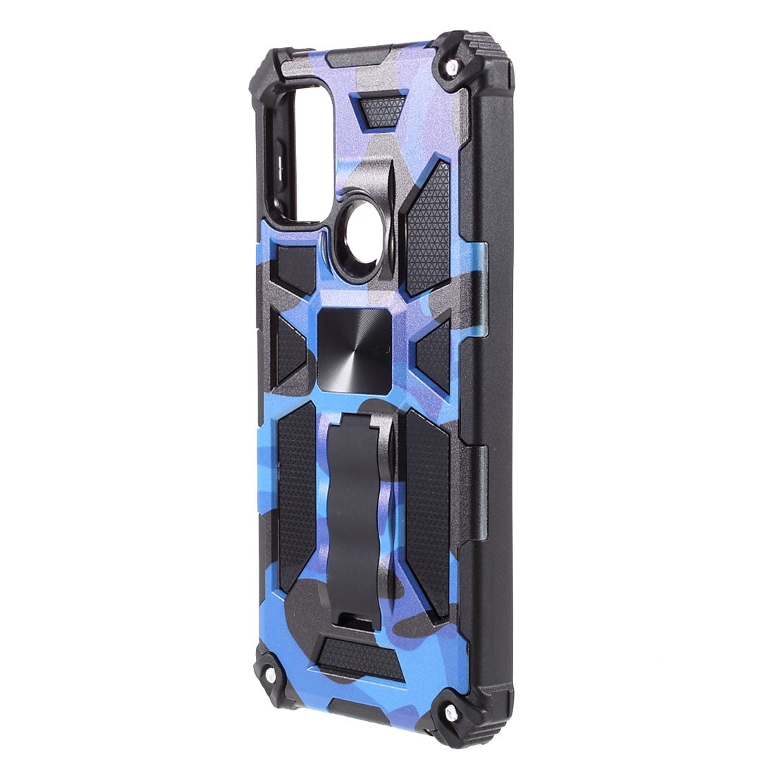 Camouflage Pattern Detachable 2 in 1 Design Phone Shell with Magnet Sheet for Motorola Moto G10/G30/G20