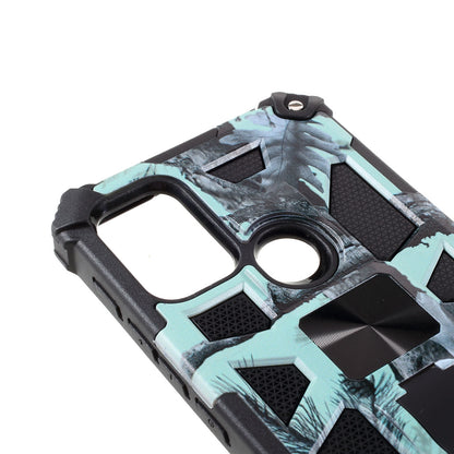 Camouflage Pattern Detachable 2 in 1 Design Phone Shell with Magnet Sheet for Motorola Moto G10/G30/G20