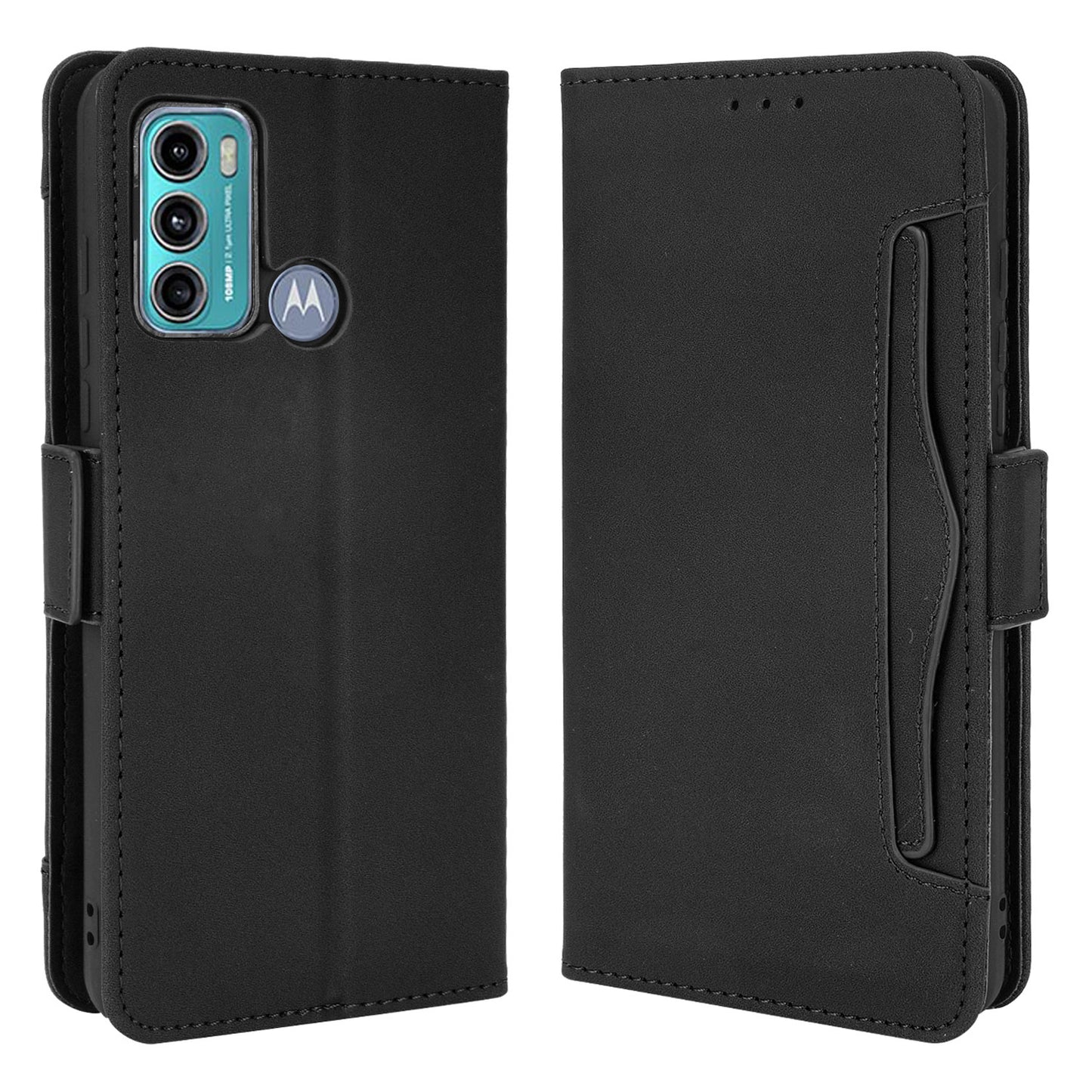 Multiple Card Slots Design Wallet Stand Leather Protection Phone Case Shell for Motorola Moto G40 Fusion/Moto G60