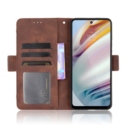 Multiple Card Slots Design Wallet Stand Leather Protection Phone Case Shell for Motorola Moto G40 Fusion/Moto G60