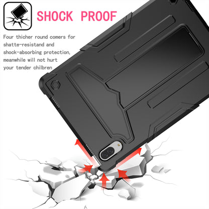 Foldable T-shaped Kickstand PC Silicone Shock-Proof Cover Protector for Lenovo Tab P11 Pro