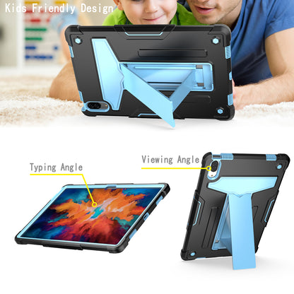 Foldable T-shaped Kickstand PC Silicone Shock-Proof Cover Protector for Lenovo Tab P11 Pro