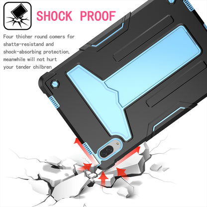 Foldable T-shaped Kickstand PC Silicone Shock-Proof Cover Protector for Lenovo Tab P11 Pro