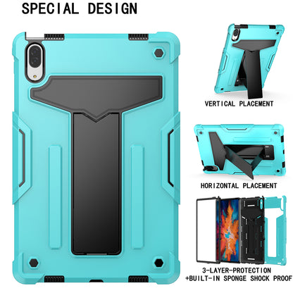 Foldable T-shaped Kickstand PC Silicone Shock-Proof Cover Protector for Lenovo Tab P11 Pro