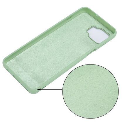 Solid Color Liquid Silicone Phone Protective Shell with Strap for Motorola Moto G 5G Plus