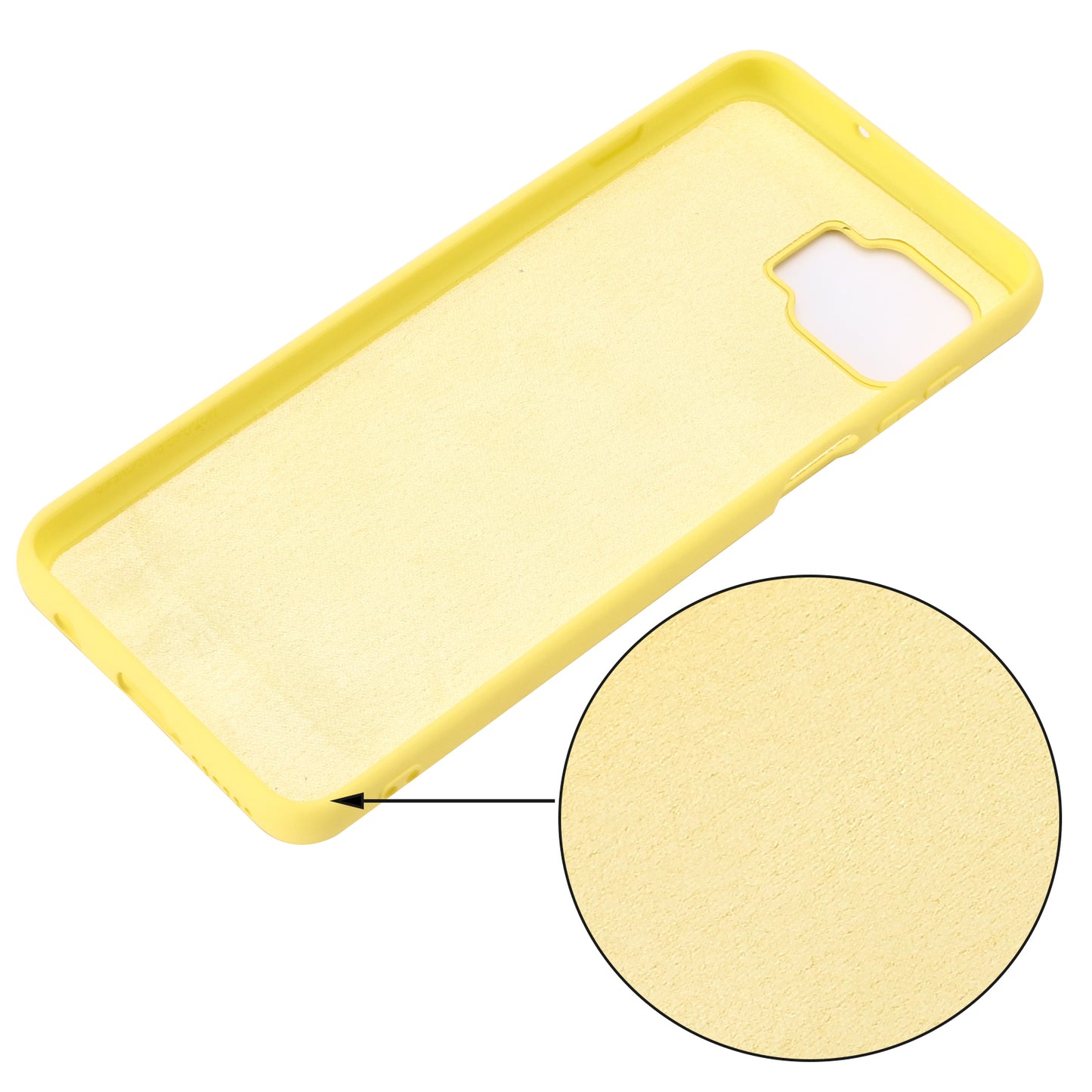 Solid Color Liquid Silicone Phone Protective Shell with Strap for Motorola Moto G 5G Plus