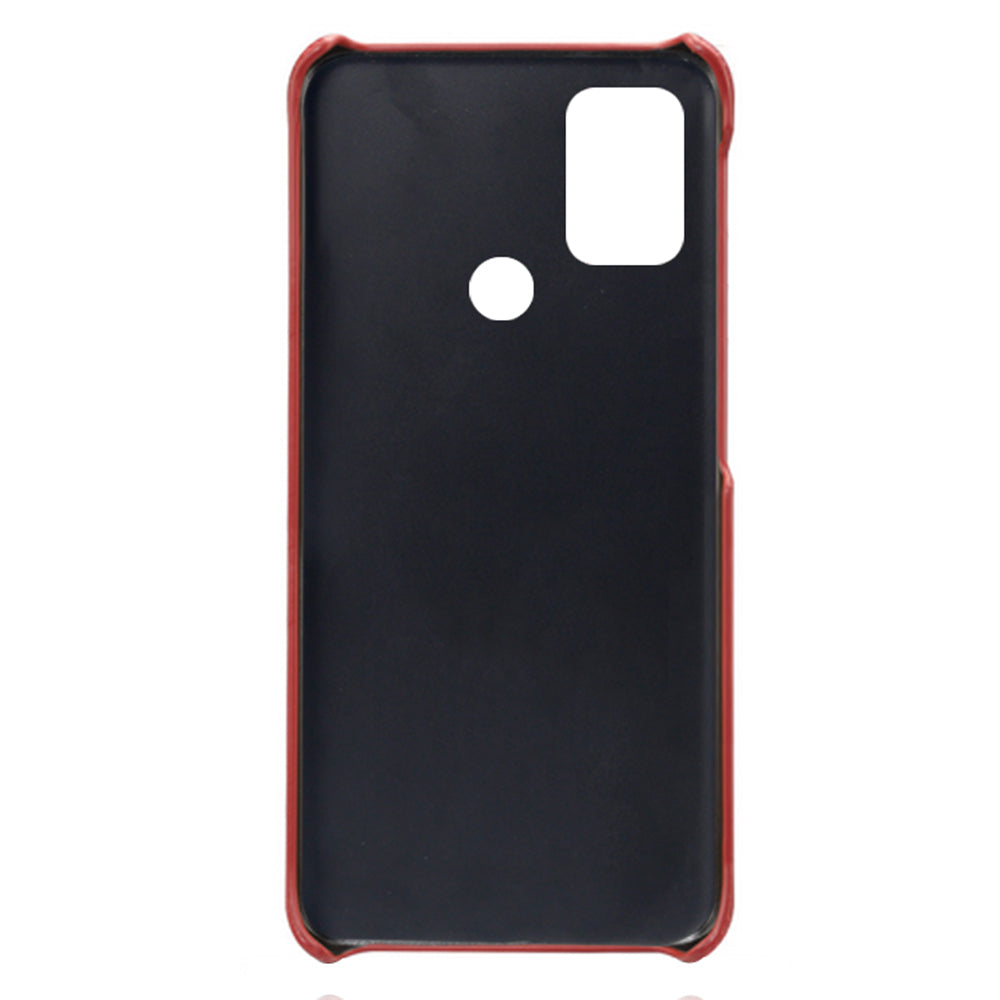 KSQ PU Leather Coated PC Mobile Phone Cover Protector with Card Slots for Motorola Moto G10/G30/G20