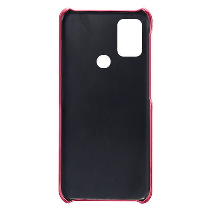 KSQ PU Leather Coated PC Mobile Phone Cover Protector with Card Slots for Motorola Moto G10/G30/G20