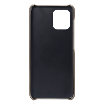 KSQ Double Card Slots PU Leather Coated PC Case for Motorola Moto G100 / Edge S