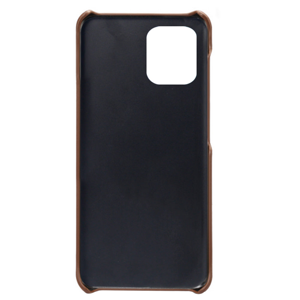 KSQ Double Card Slots PU Leather Coated PC Case for Motorola Moto G100 / Edge S