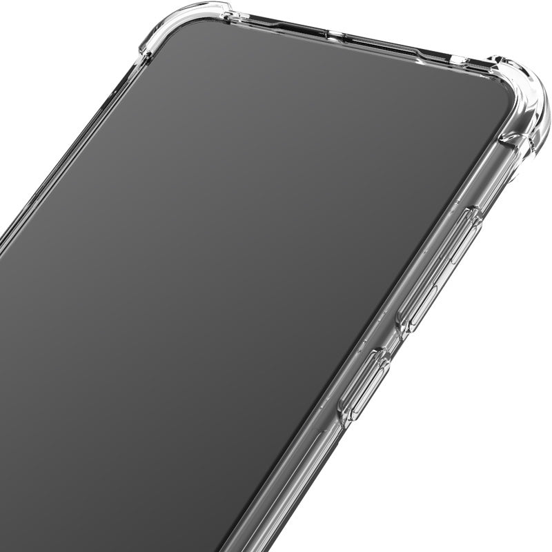 IMAK Shock-Proof Full Coverage Flexible TPU Cover Case + Clear Screen Protector for Motorola Moto G60/G40 Fusion