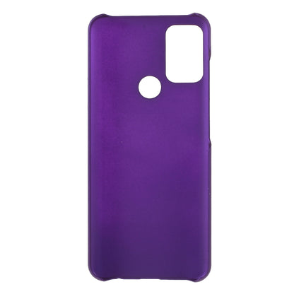 Well-Protected Glossy Rubberized PC Hard Phone Case for Motorola Moto G50