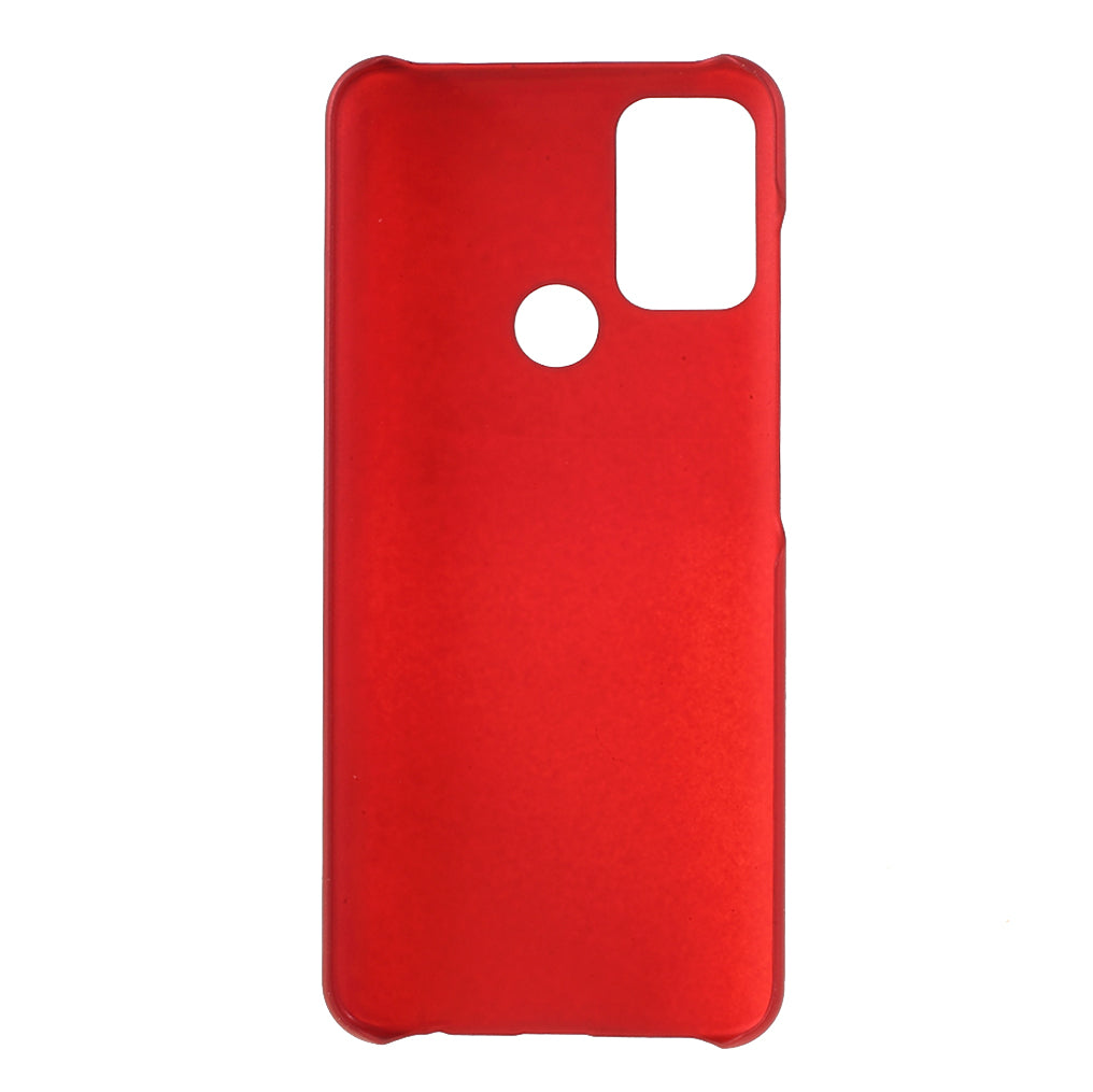 Well-Protected Glossy Rubberized PC Hard Phone Case for Motorola Moto G50