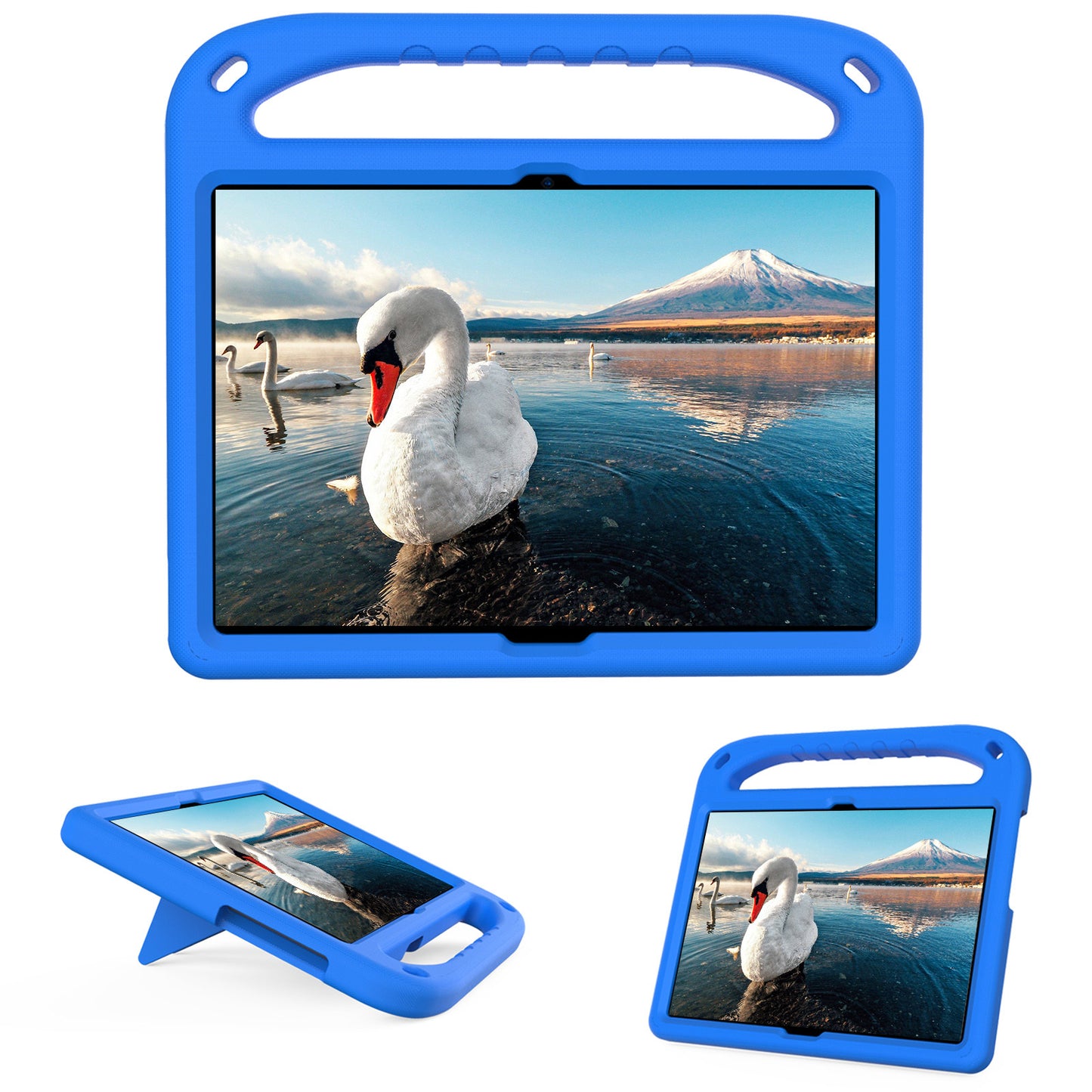 Hand-Hold Grip EVA Tablet Case with Kickstand for Lenovo Tab M10 TB-X505F/TB-X605F/Lenovo M10 FHD REL TB-X605FC/TB-X605LC/Lenovo Tab P10 TB-X705F