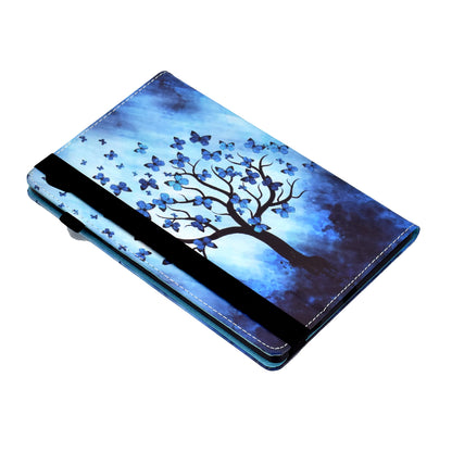 Pattern Printing Stand Cover Card Slots Protective Case with Elastic Band for Lenovo Tab M10 HD Gen 2