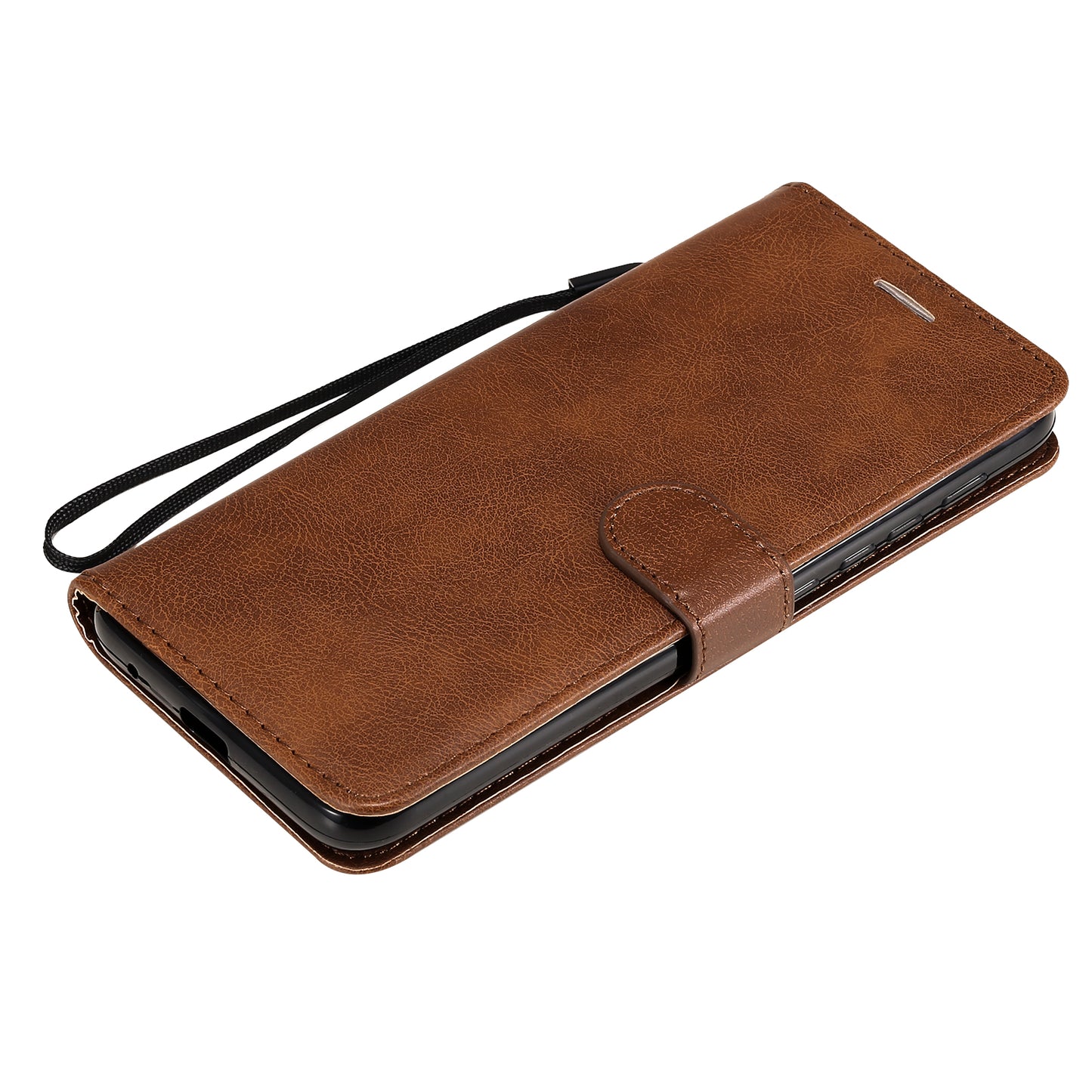 Wallet Design KT Leather Series-2 Solid Color Leather Phone Stand Shell with Strap for Motorola Moto E7 Power/Moto E7i Power