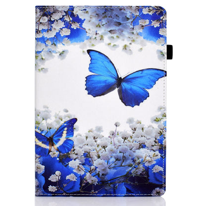 Full Body Protective Pattern Printing Elastic Band Stand Back Cover for Lenovo Tab M10 TB-X605F / Tab M10 HD TB-X505