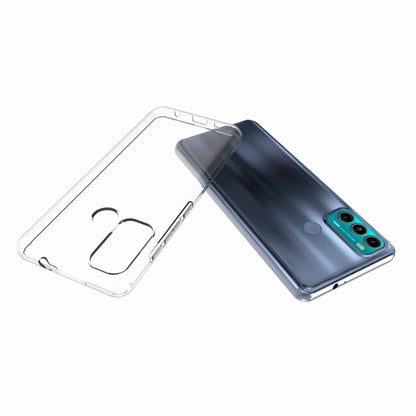 10Pcs/Pack Flexible TPU Watermark Resistant Clear Phone Case Protector for Motorola Moto G60 / Moto G40 Fusion