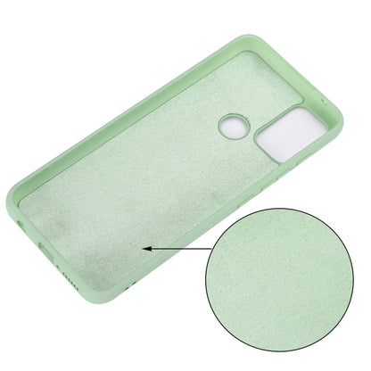 Multiple Color Liquid Silicone Phone Protective Shell with Strap for Motorola Moto G50