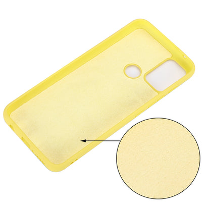 Multiple Color Liquid Silicone Phone Protective Shell with Strap for Motorola Moto G50