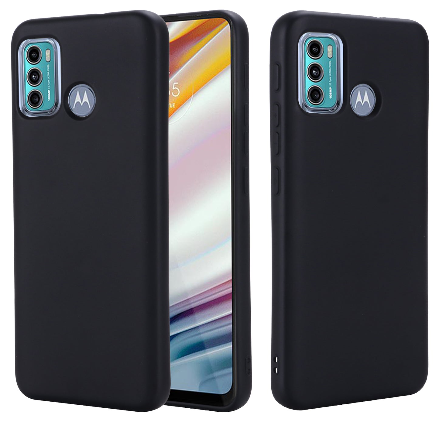 Soft Liquid Silicone Phone Case for Motorola Moto G60