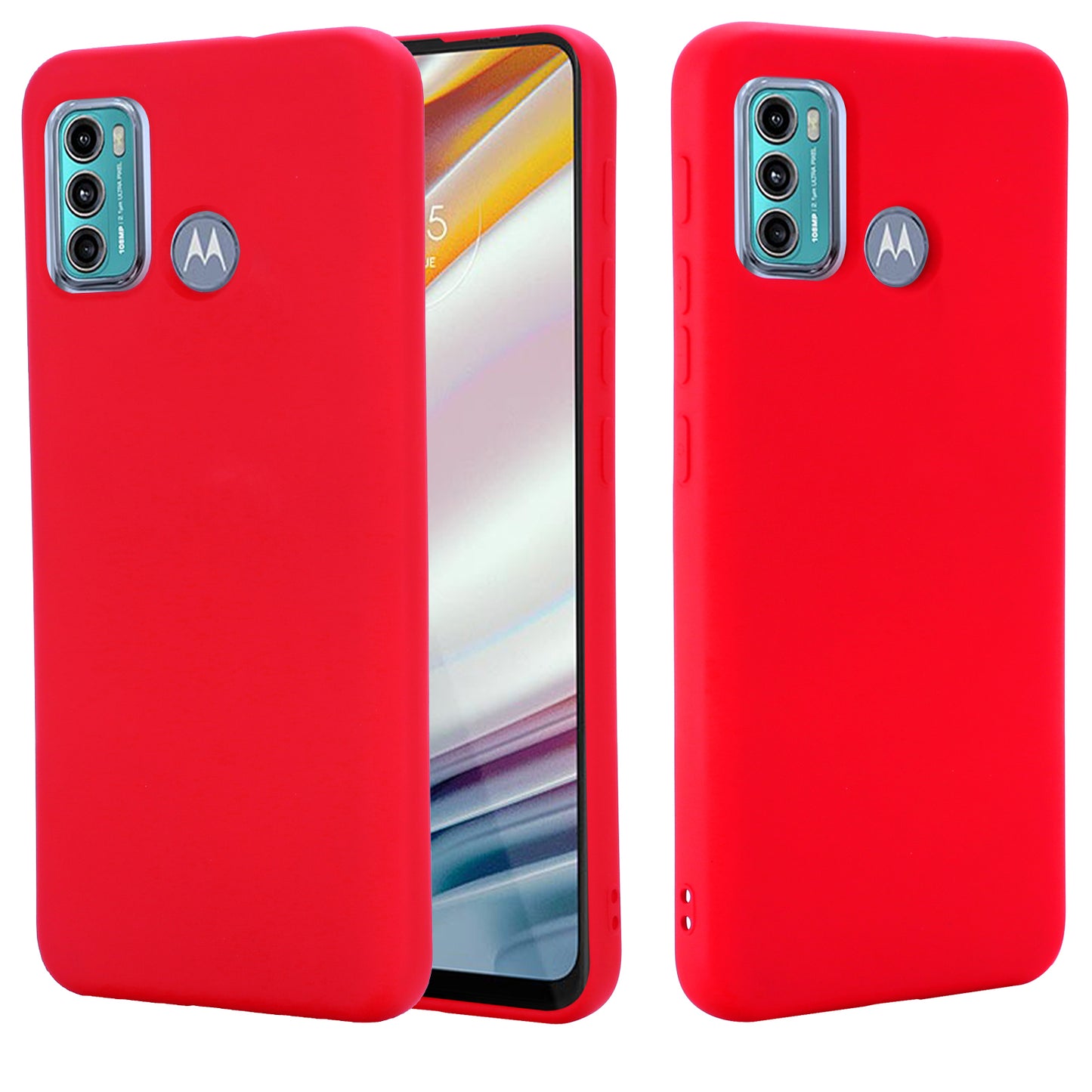 Soft Liquid Silicone Phone Case for Motorola Moto G60