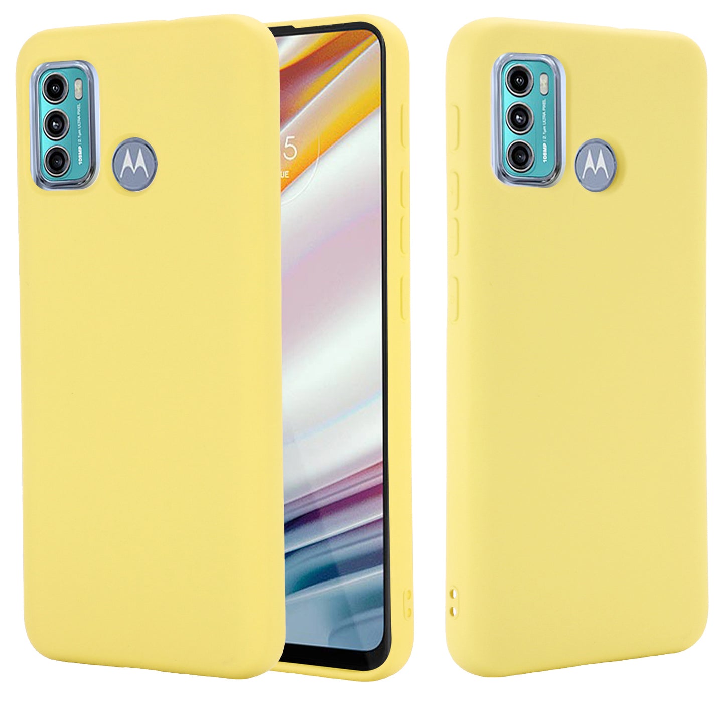 Soft Liquid Silicone Phone Case for Motorola Moto G60