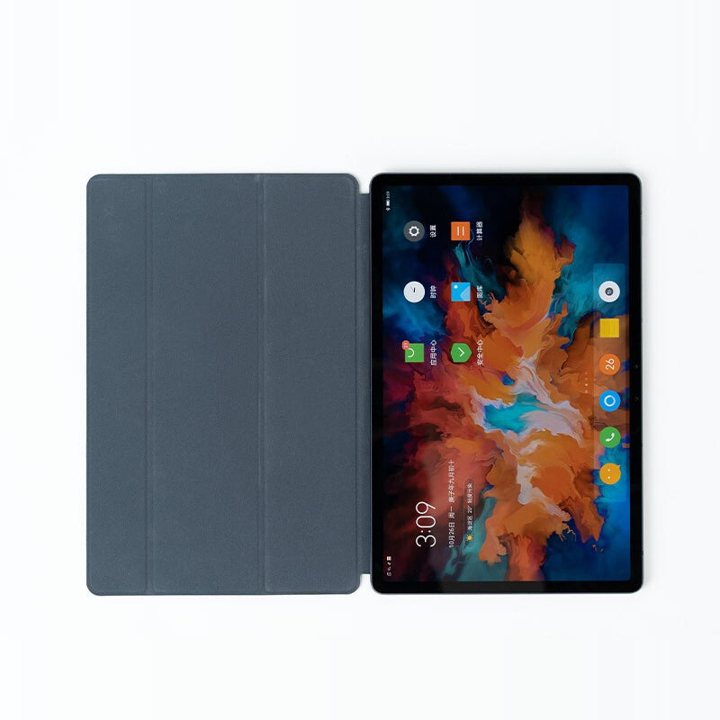 Slim Magnetic Trifold Stand PU Cover Case with Auto Sleep / Wake for Lenovo Tab P11 Pro TB-J706F