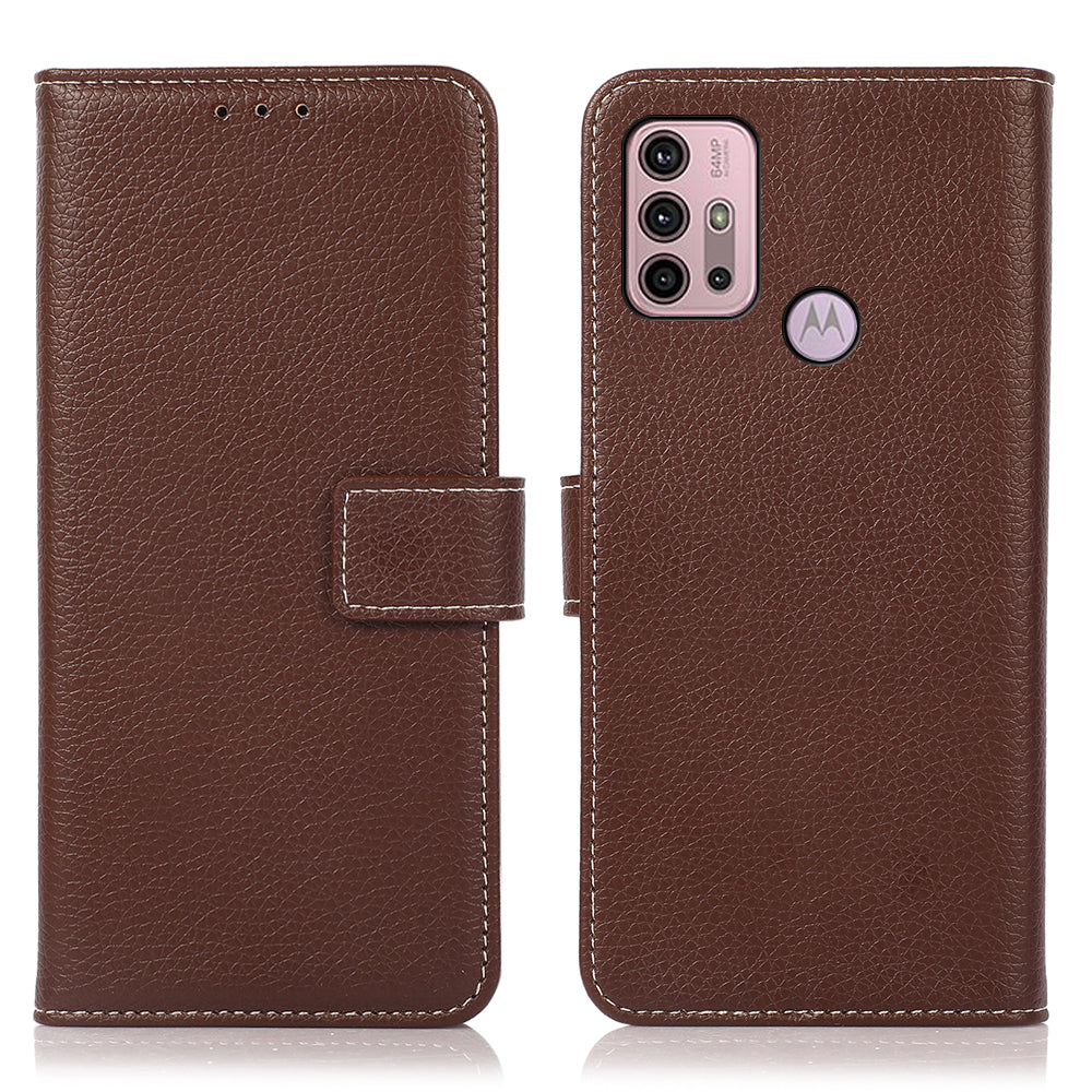 Litchi Texture Wallet Stand Leather Case for Motorola Moto G30 / G20 / G10 / G10 Power