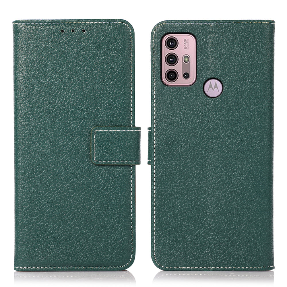 Litchi Texture Wallet Stand Leather Case for Motorola Moto G30 / G20 / G10 / G10 Power