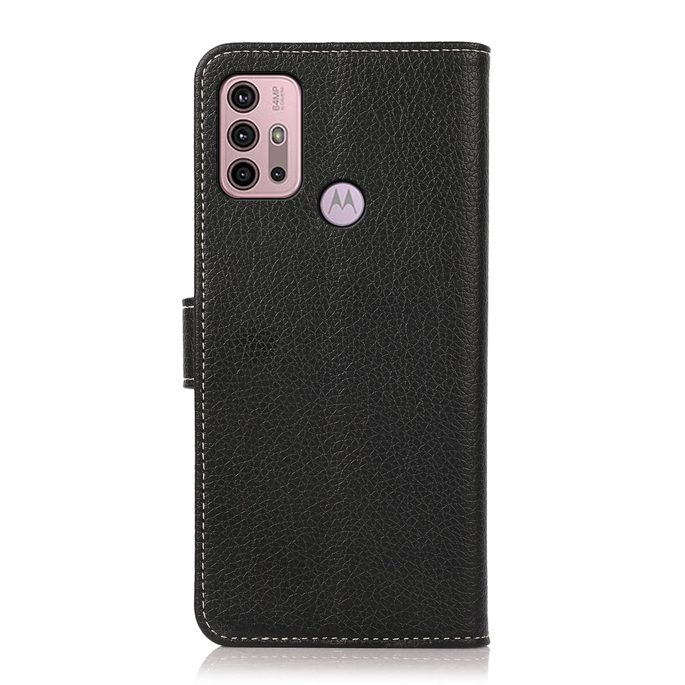 Litchi Texture Wallet Stand Leather Case for Motorola Moto G30 / G20 / G10 / G10 Power