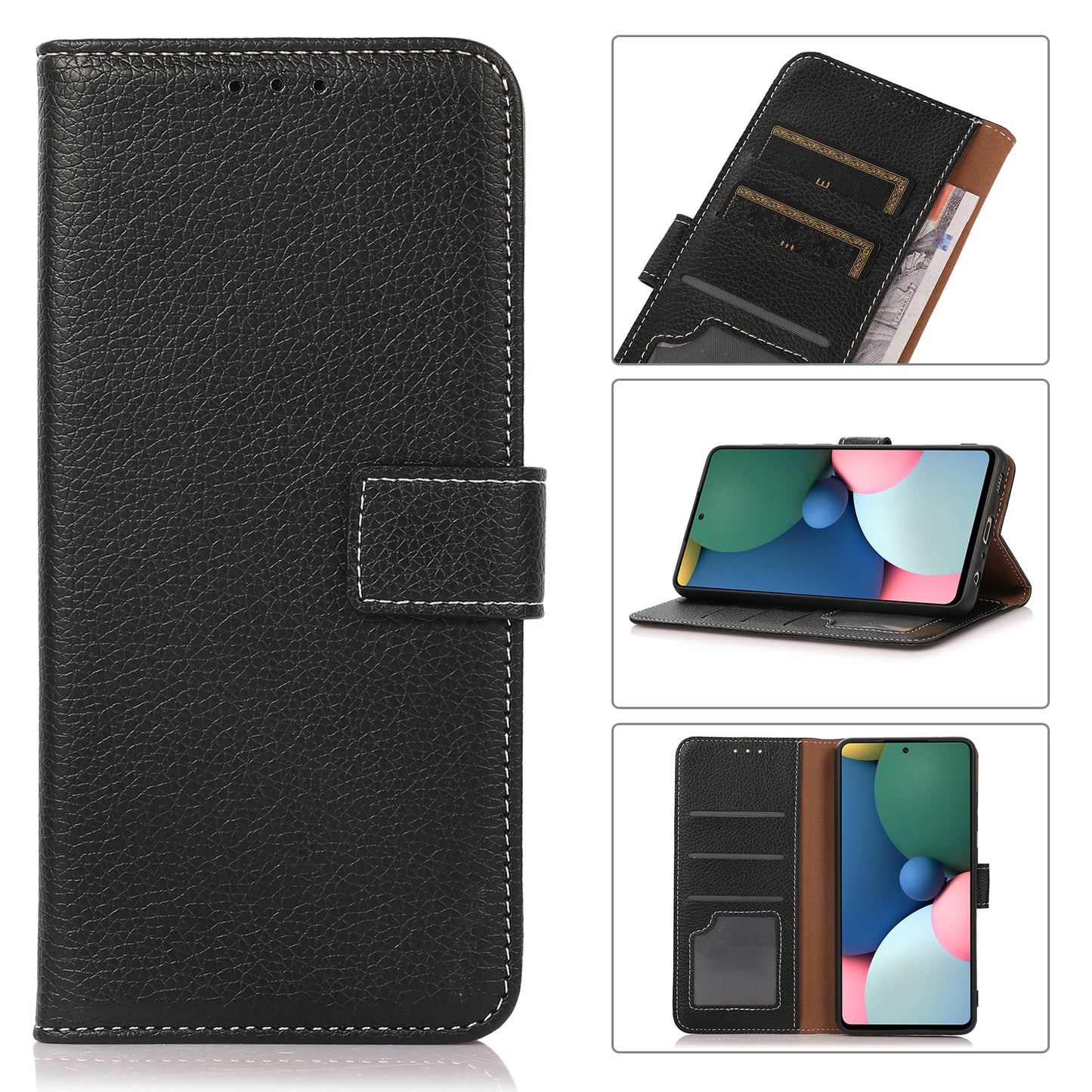 Litchi Texture Wallet Stand Leather Case for Motorola Moto G30 / G20 / G10 / G10 Power