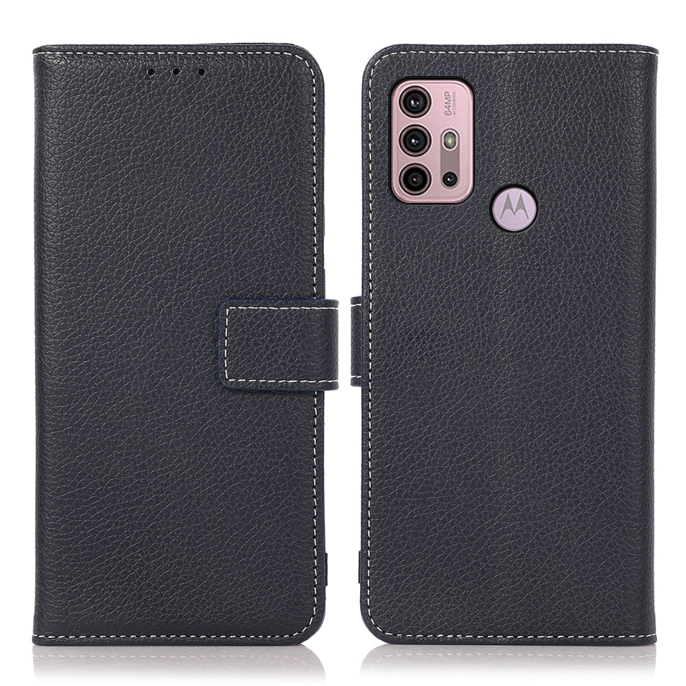 Litchi Texture Wallet Stand Leather Case for Motorola Moto G30 / G20 / G10 / G10 Power