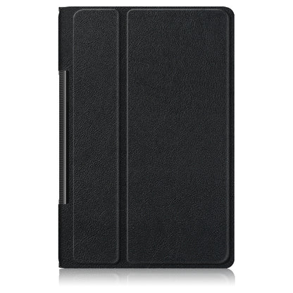 Plain PU Leather Good Shock-Absorption Tablet Cover with Kickstand for Lenovo Yoga Tab 11