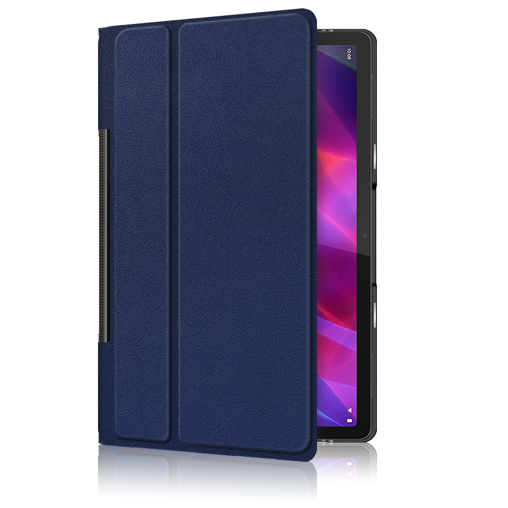 Plain PU Leather Good Shock-Absorption Tablet Cover with Kickstand for Lenovo Yoga Tab 11