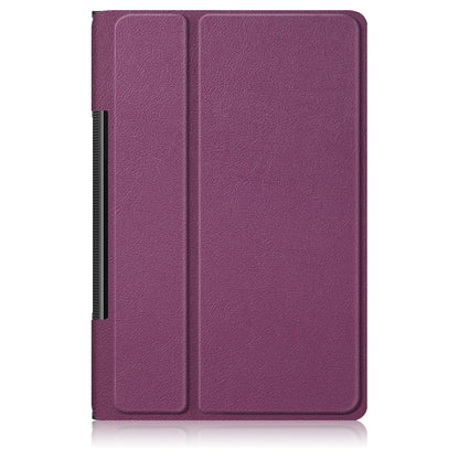 Plain PU Leather Good Shock-Absorption Tablet Cover with Kickstand for Lenovo Yoga Tab 11