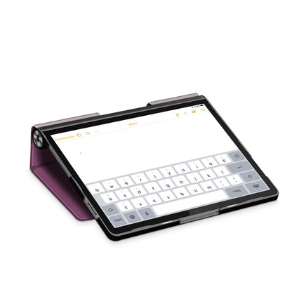 Plain PU Leather Good Shock-Absorption Tablet Cover with Kickstand for Lenovo Yoga Tab 11