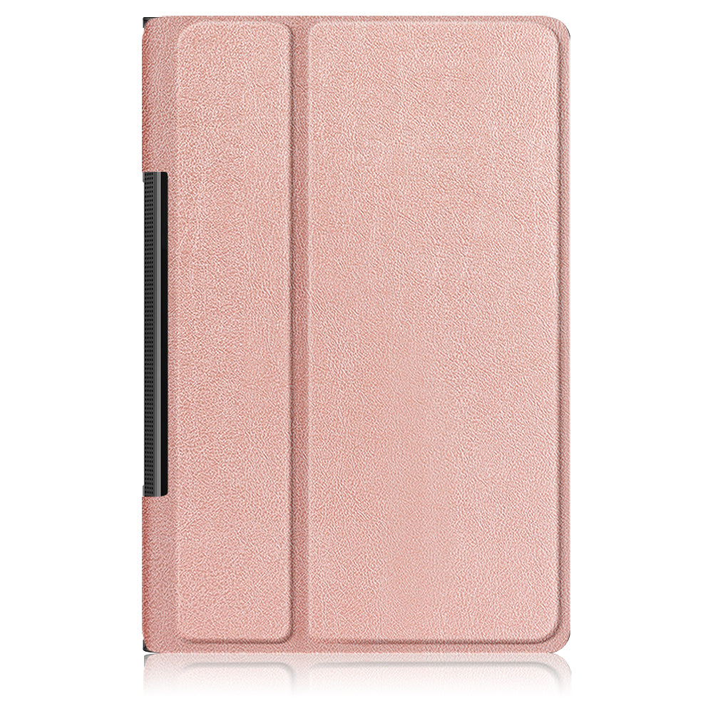 Plain PU Leather Good Shock-Absorption Tablet Cover with Kickstand for Lenovo Yoga Tab 11