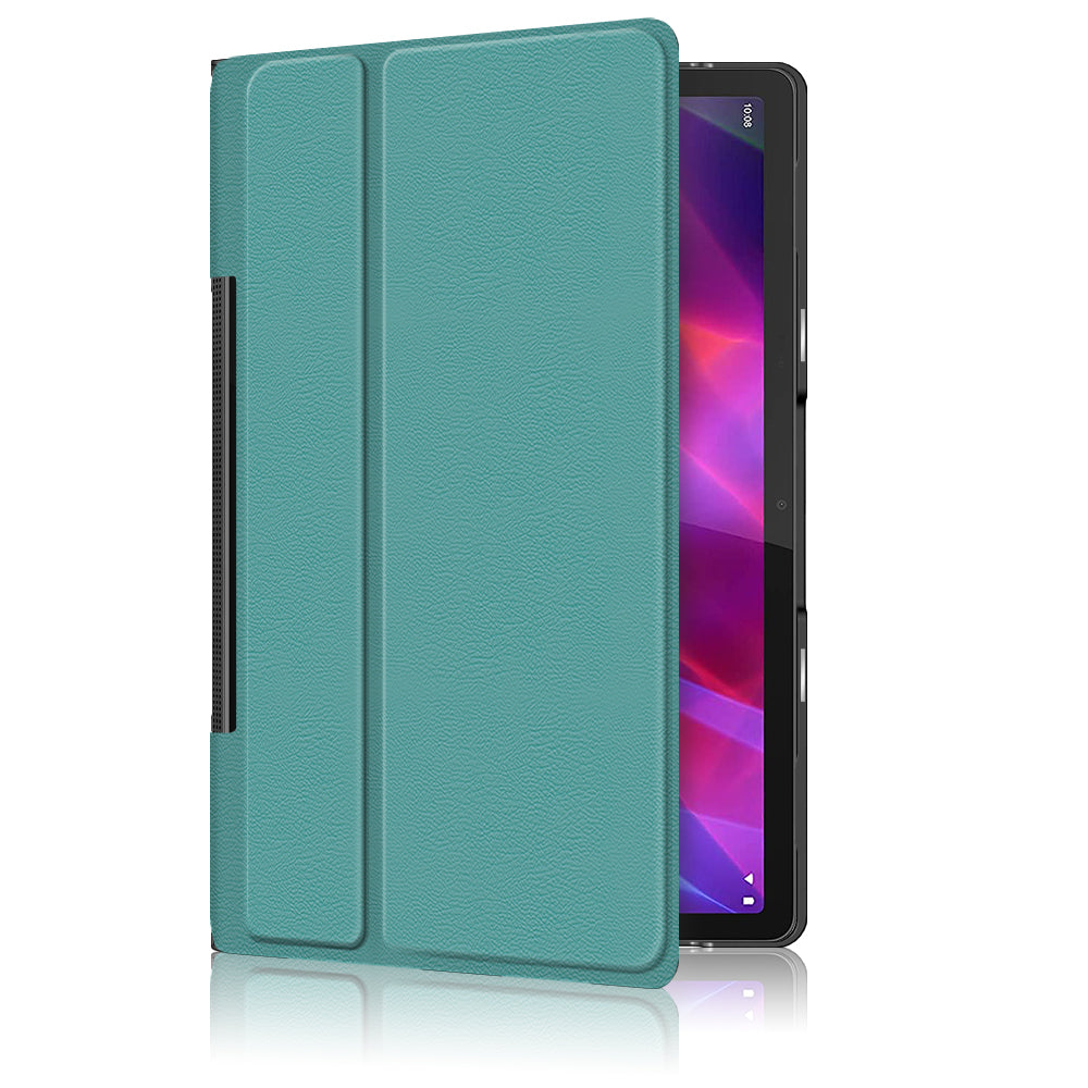 Plain PU Leather Good Shock-Absorption Tablet Cover with Kickstand for Lenovo Yoga Tab 11