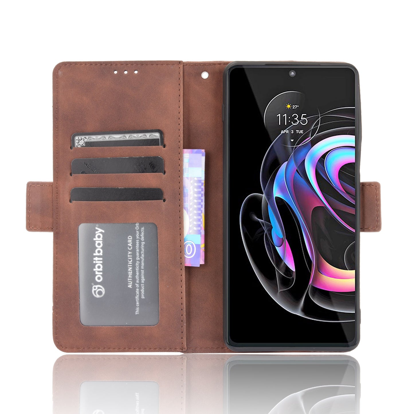 Multiple Card Slot Design Leather Cell Phone Cover Stand Case Shell for Motorola Edge 20 Pro / Edge S Pro