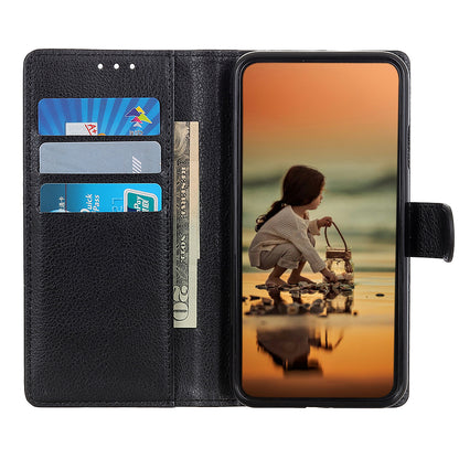 Litchi Texture Wallet Design PU Leather Phone Flip Shell Stand Case for Motorola Edge 20 Pro