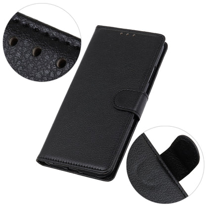 Litchi Texture Wallet Design PU Leather Phone Flip Shell Stand Case for Motorola Edge 20 Pro