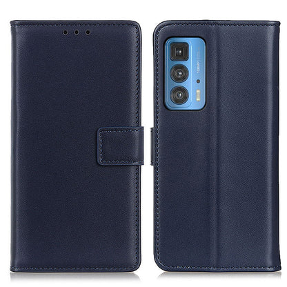 PU Leather Wallet Stand Folio Flip Phone Protective Case Shell for Motorola Edge 20 Pro