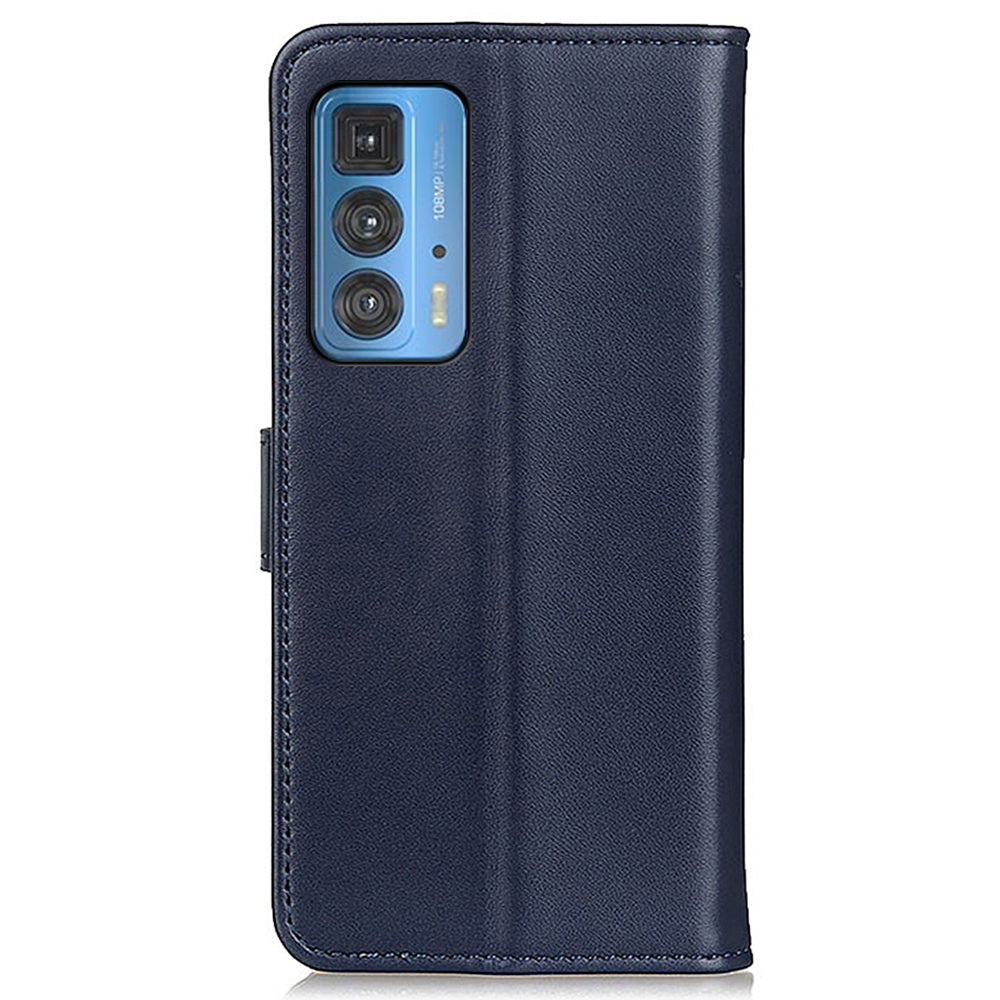 PU Leather Wallet Stand Folio Flip Phone Protective Case Shell for Motorola Edge 20 Pro