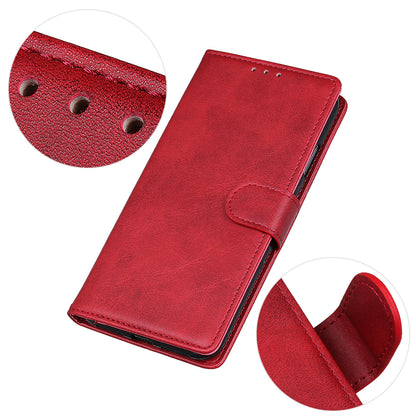 Matte Surface Leather Wallet Stand Phone Case Cover for Motorola Edge 20 Pro