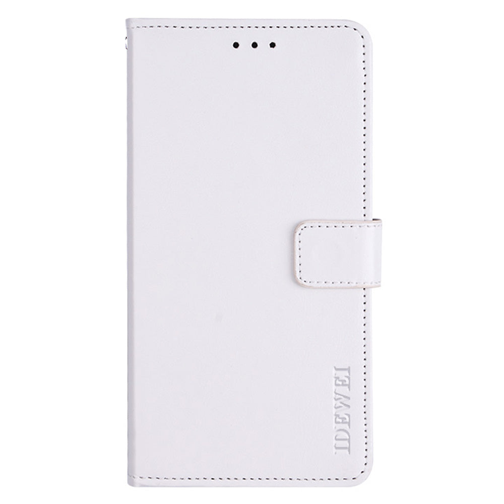 IDEWEI Crazy Horse Texture Stand Wallet Leather Case Flip Phone Cover for Motorola Edge 20