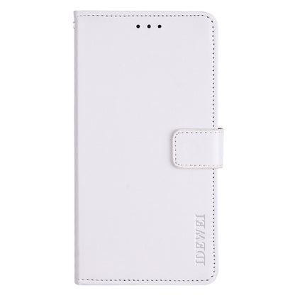 IDEWEI Crazy Horse Texture Stand Wallet Leather Case Flip Phone Cover for Motorola Edge 20