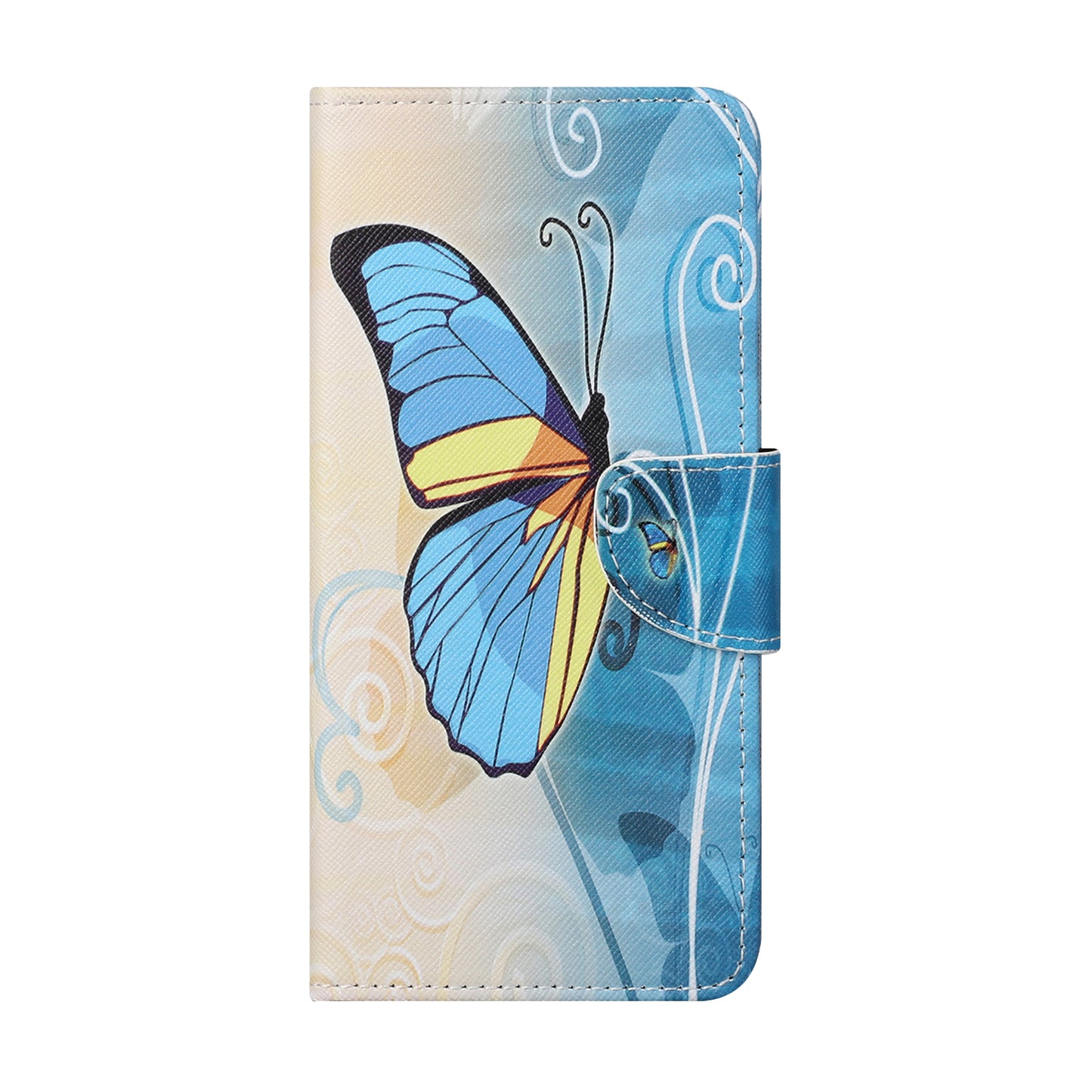 Cross Texture Pattern Printing PU Leather Wallet Stand Flip Case with Magnetic Closure for Motorola Edge 20