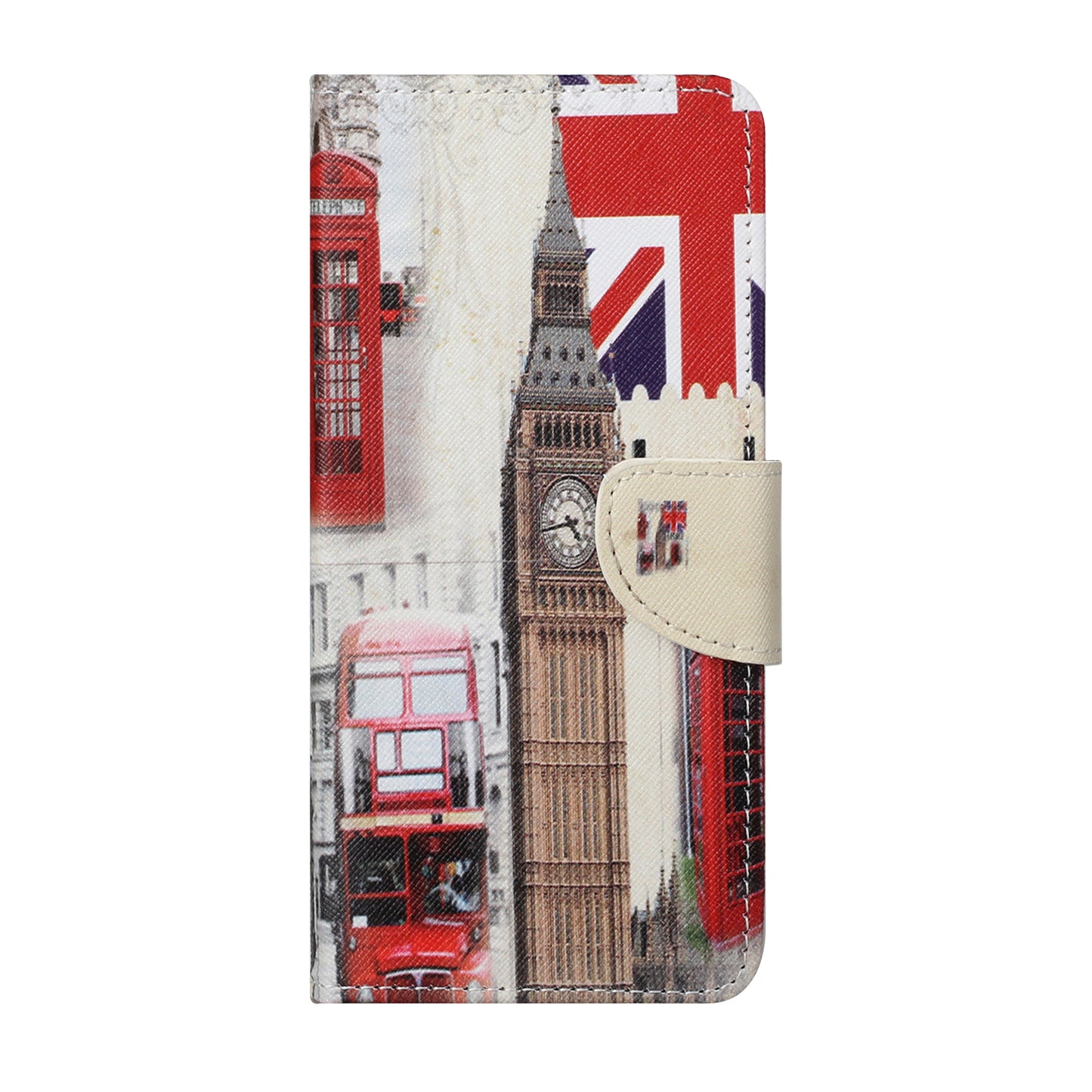 Cross Texture Pattern Printing PU Leather Wallet Stand Flip Case with Magnetic Closure for Motorola Edge 20