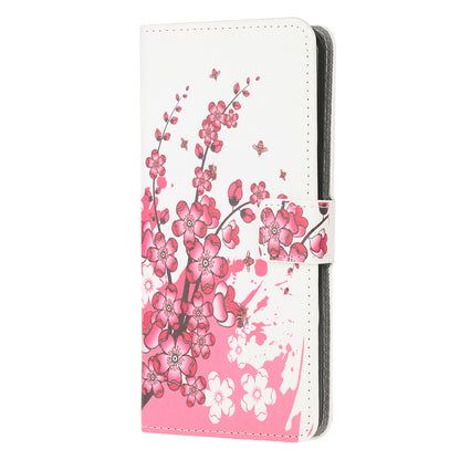 Pattern Printing Magnetic Clasp Leather Wallet Stand Case Cover for Motorola Edge 20 Lite